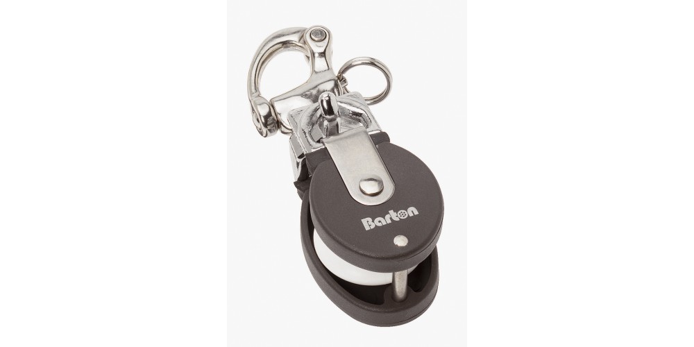 Barton Snatch Block Mini Ss Snapshackle To 12Mm Rope 90-301