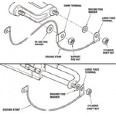 Teleflex Grounding Strap-O/B Hyd Cyl