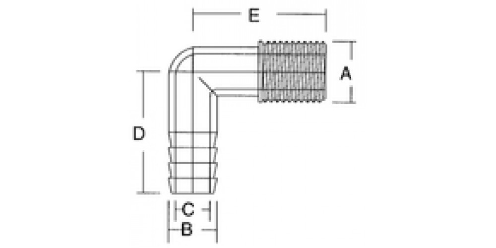 Forespar 1-1/2 -1-1/2 Fem.Elbow Hecf2