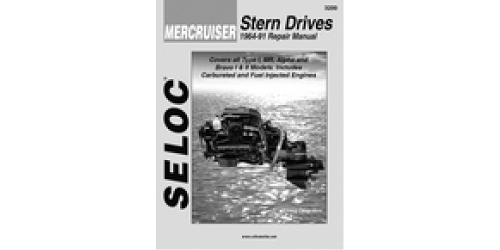 Seloc Publications Man Merc64-91 Gas & Sterndrive