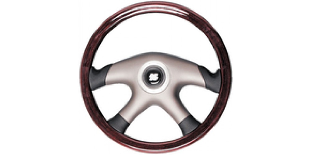 Uflex Steering Wheel-Mahogany 4-Spk