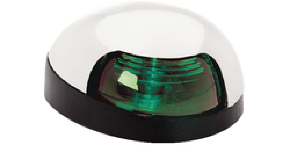 Attwood Sidelight Green Lens Chr Cvr