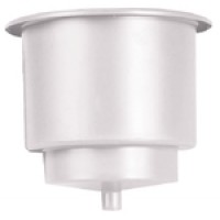 Beckson Drink Holder W/Drain Gray