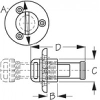 SEADOG Cast Stainless Garboard Drain