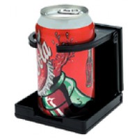 Seachoice Black Adjustable Drink Holder