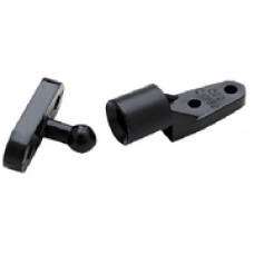 Seachoice Door Catch-Black Plastic