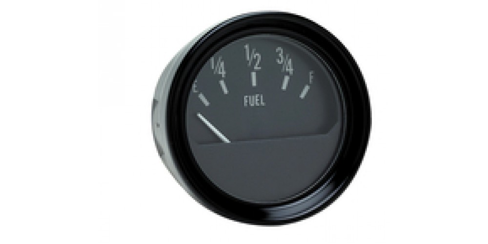 Seachoice Fuel Gauge-Black Bezel