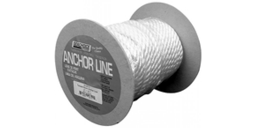 Seachoice Nylon Anchor Line-Wht-3/8X100