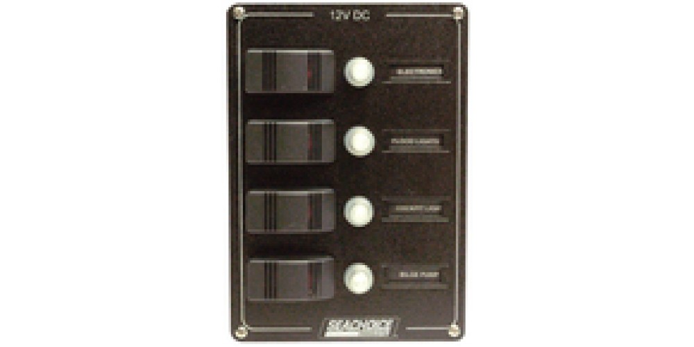 Seachoice Rocker Switch Panel-4 Position