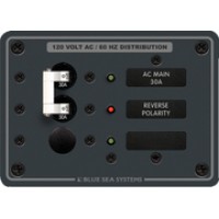 Blue Sea Systems Panel 120V AC Main + 1 Pos