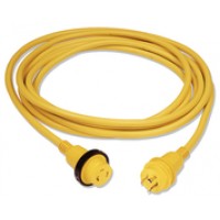 Marinco 30 Amp Shore Power Cord Yellow 25ft Cable - 199117