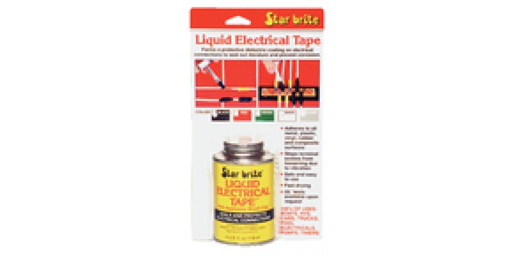 STARBRITE Liq. Electric Tape Black 4 Oz