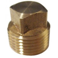 Handiman Brass Plug Square Head 1/2 In.