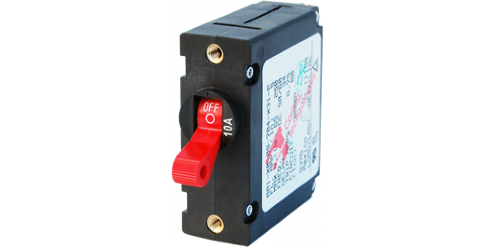 Blue Sea Circuit Breaker 10Amp Red Toggle