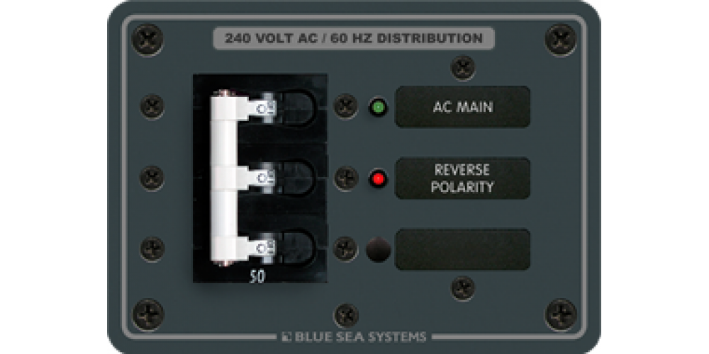 Blue Sea Panel 120/ 240 Vac Main