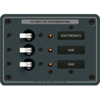 Blue Sea Panel DC 3-Circuit Breakers