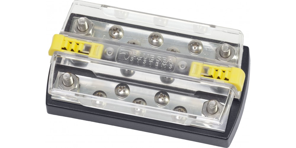 Blue Seas DualBus Plus 150A BusBar - 5/16"-18 Stud 5 Gang