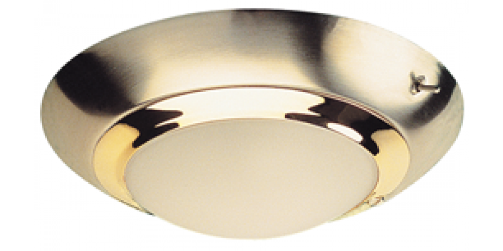 Seadog Dome Light 4" Lens Stainless Steel Gold Trim