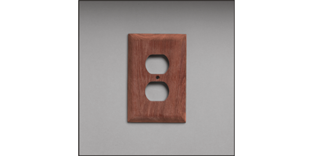 Whitecap Teak Outlet Cover 2/Pk