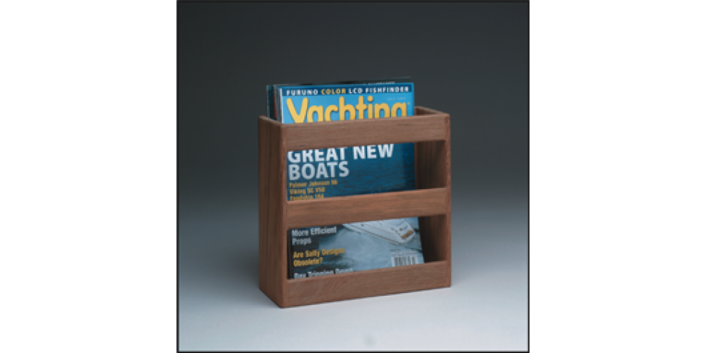 Whitecap Teak Rack Magazine/Utility