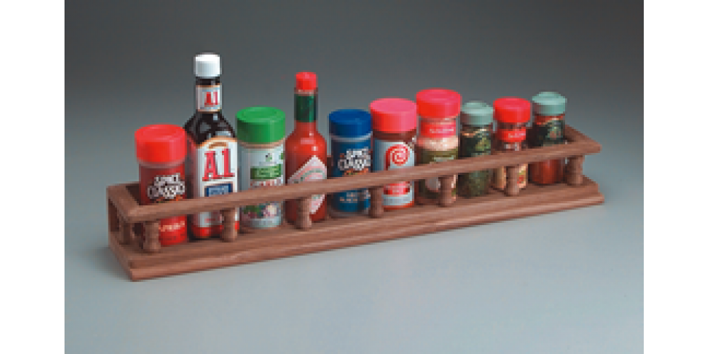 Whitecap Teak Spice Rack Large