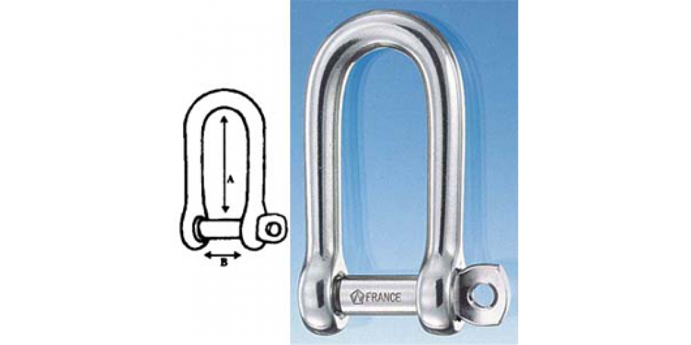 Wichard Shackle Long 1/4" Self Locking