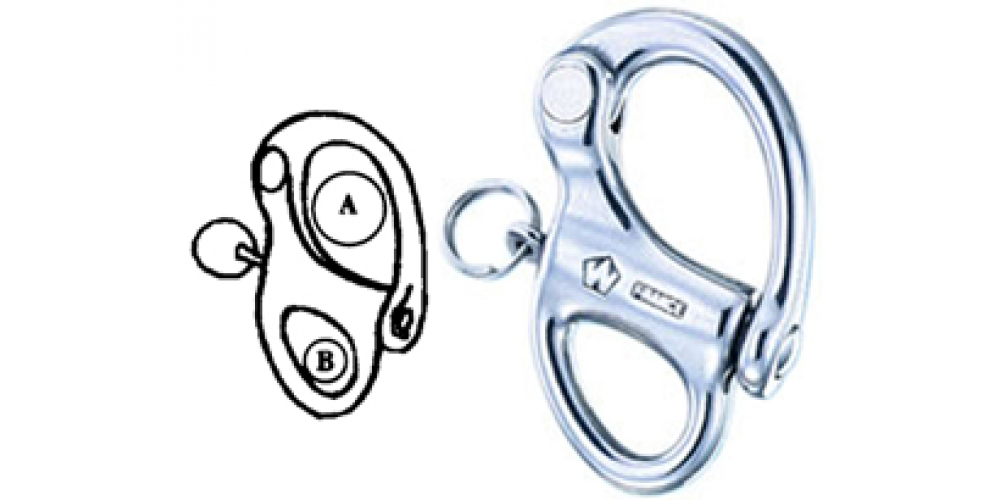 Wichard Snap Shackle Hr Fixed Eye 13/8"