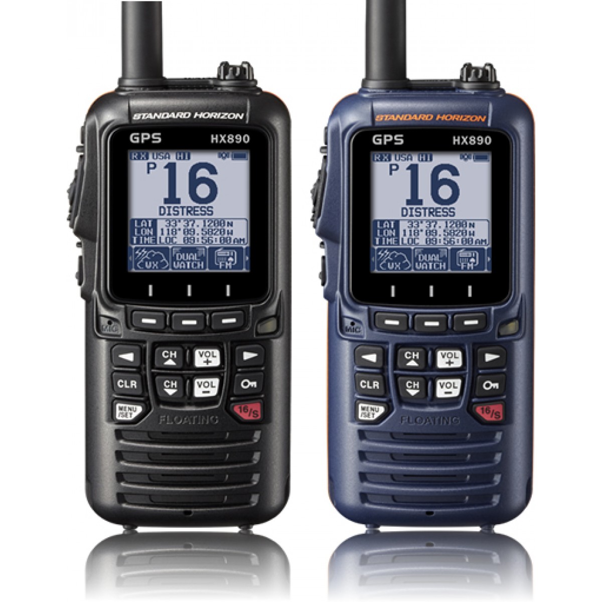Standard Horizon HX890NB Floating Watt Class H DSC Handheld VHF GPS Navy Blue - 5