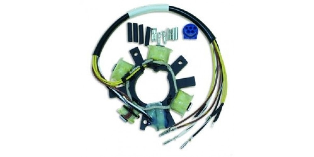 Cdi Elec Omc Stator 2-Cyl. 5-Amp