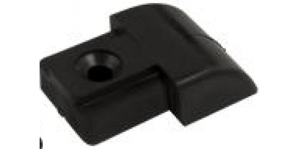 Seadog Stop End Cap Track .85 Black (Pr)