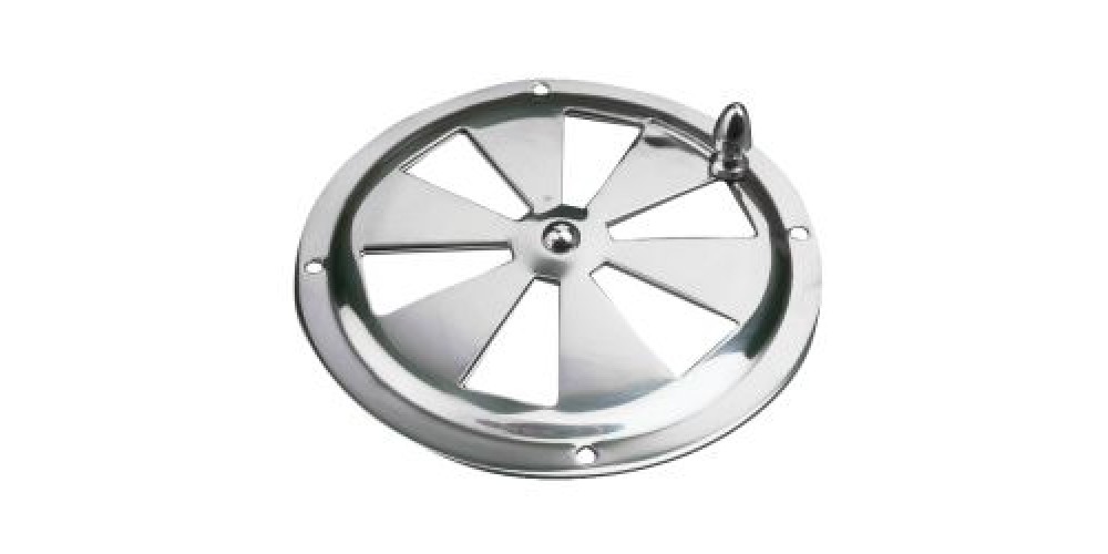 Seadog Vent Butter- Fly 5" Stainless Steel Side Knob