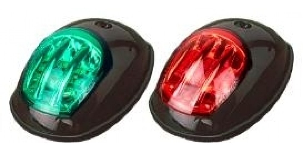 Seadog Black LED Navigation Lights Port And Starboard