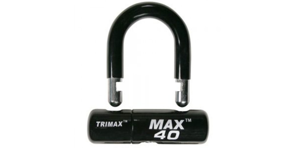 Trimax Black Mtr.Cycle Disc U-Lock