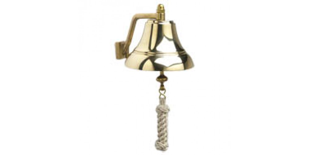 Weems Clock Ships Bell 6" Brass