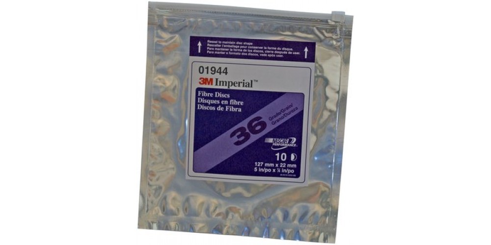 3M Disc Grinding Imp Purple 5X7/8X36G Pk