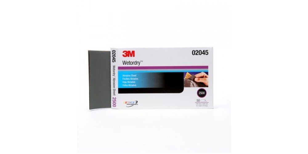 3M Wetordry Imperial 5.5"X9" 2500G 50/Sl