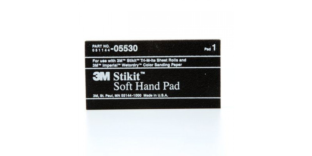 3M Pad Hand Stikit Soft 2.75"W