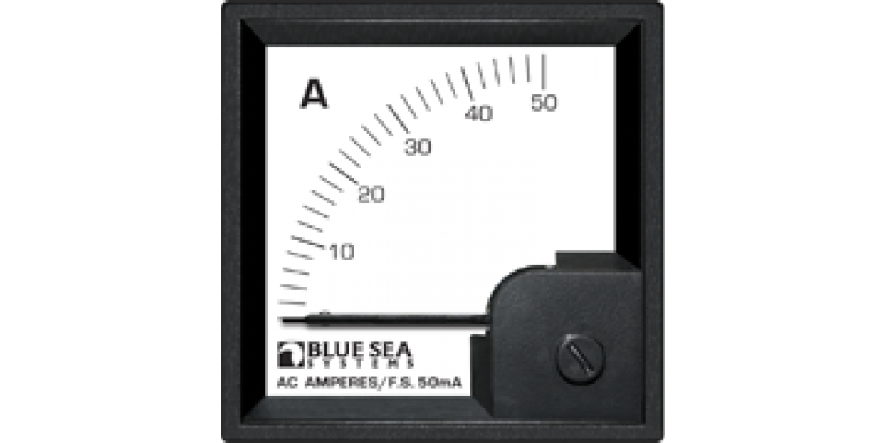 Blue Sea Systems 0-50 Amp Meter W/Coil