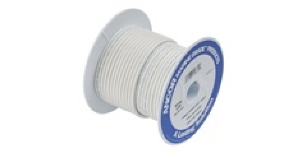 Ancor White 8Ga Tin.Bat.Cable Wire