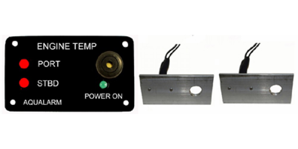 Aqualarm Engine Temp Monitor Twin 12V