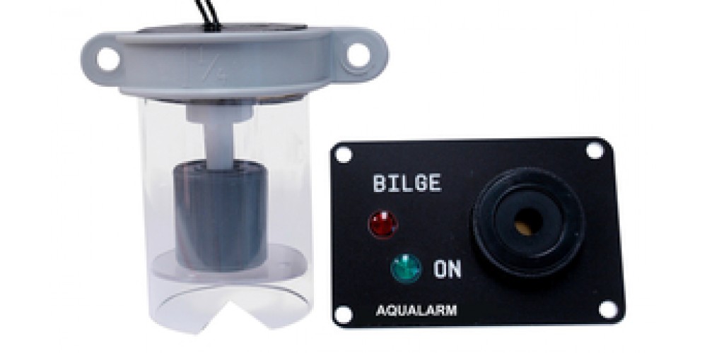 Aqualarm High Water Warning Black W/208A