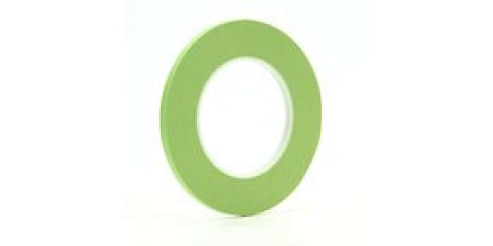 3M Tape Masking 233+ 6Mm 1/4" Green 12/Cs