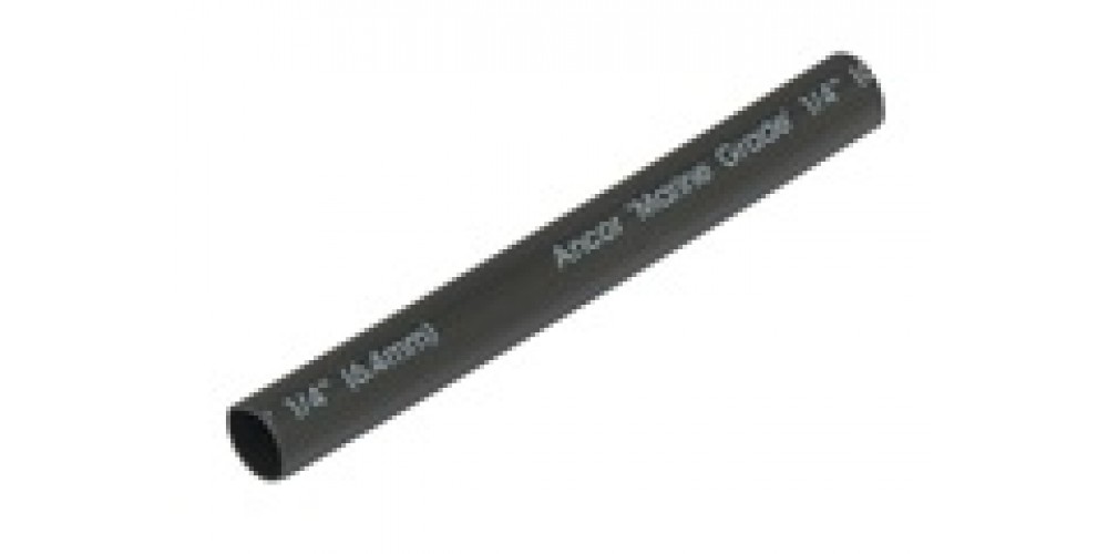 Ancor H/Shrink Tube Black 1/4" X 6" 10Pk