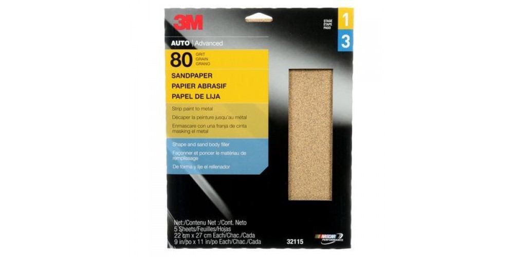 3M Marine 80D Production Paper Sheet