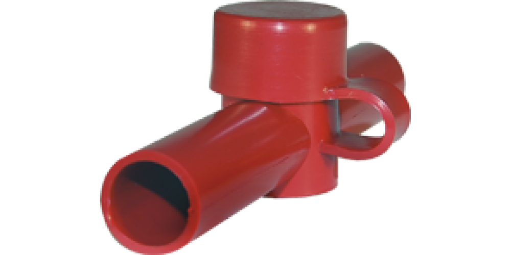 Blue Sea Systems Cable Cap Dual Entry-Red