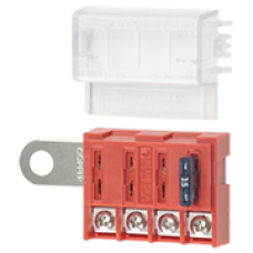 Blue Sea Systems Fuse Block St-Blade Btm 4-Circ