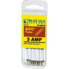 Blue Sea Systems Agc Fuse 3A (25 Pack)