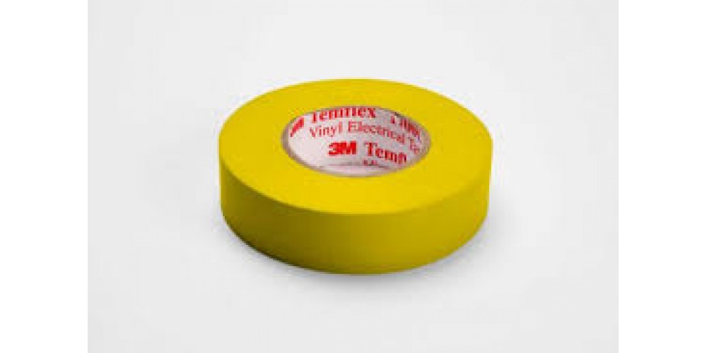 3M Tape Electrical Yellow 3/4"X66'Vinyl