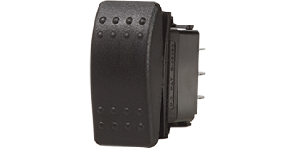 Blue Sea Systems Switch Dpdt On-Off-On Black W/Rd