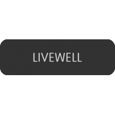 Blue Sea Systems Panel Label Livewell
